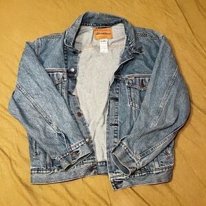 Vintage Levi's Strauss Signature Denim Jacket Blue Faded Trucker